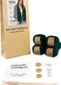 We Are Knitters Avocado Cardigan Kit| Cardigan & Vests
