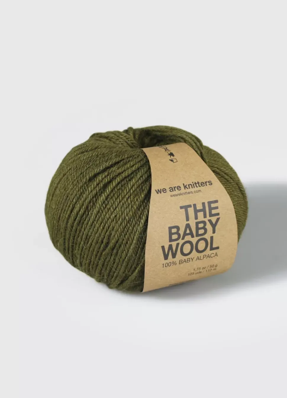 We Are Knitters Baby Alpaca Olive| DK|Alpaca