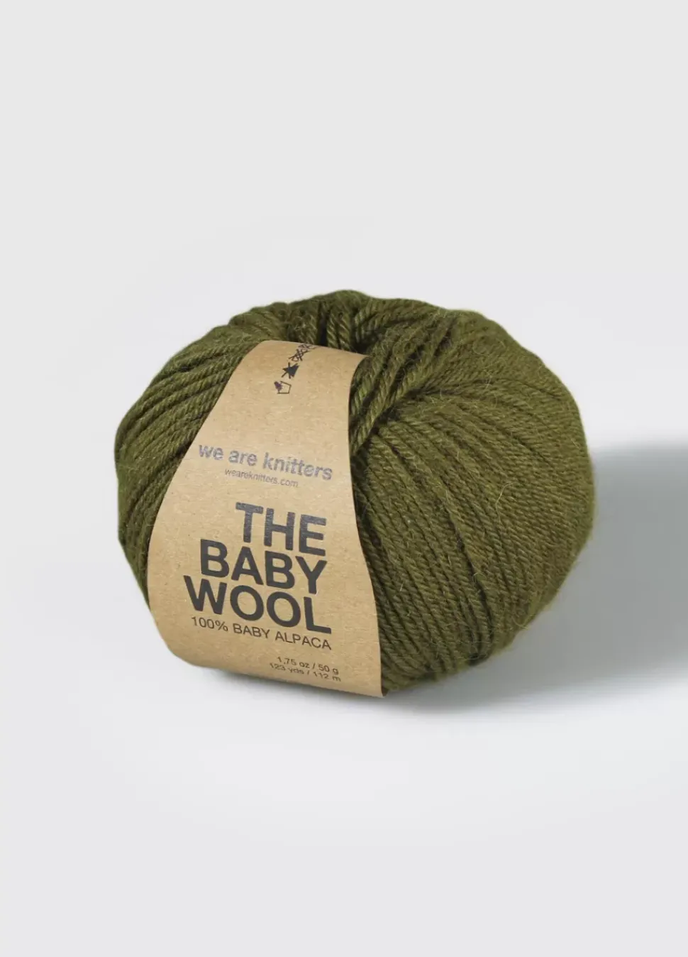 We Are Knitters Baby Alpaca Olive| DK|Alpaca