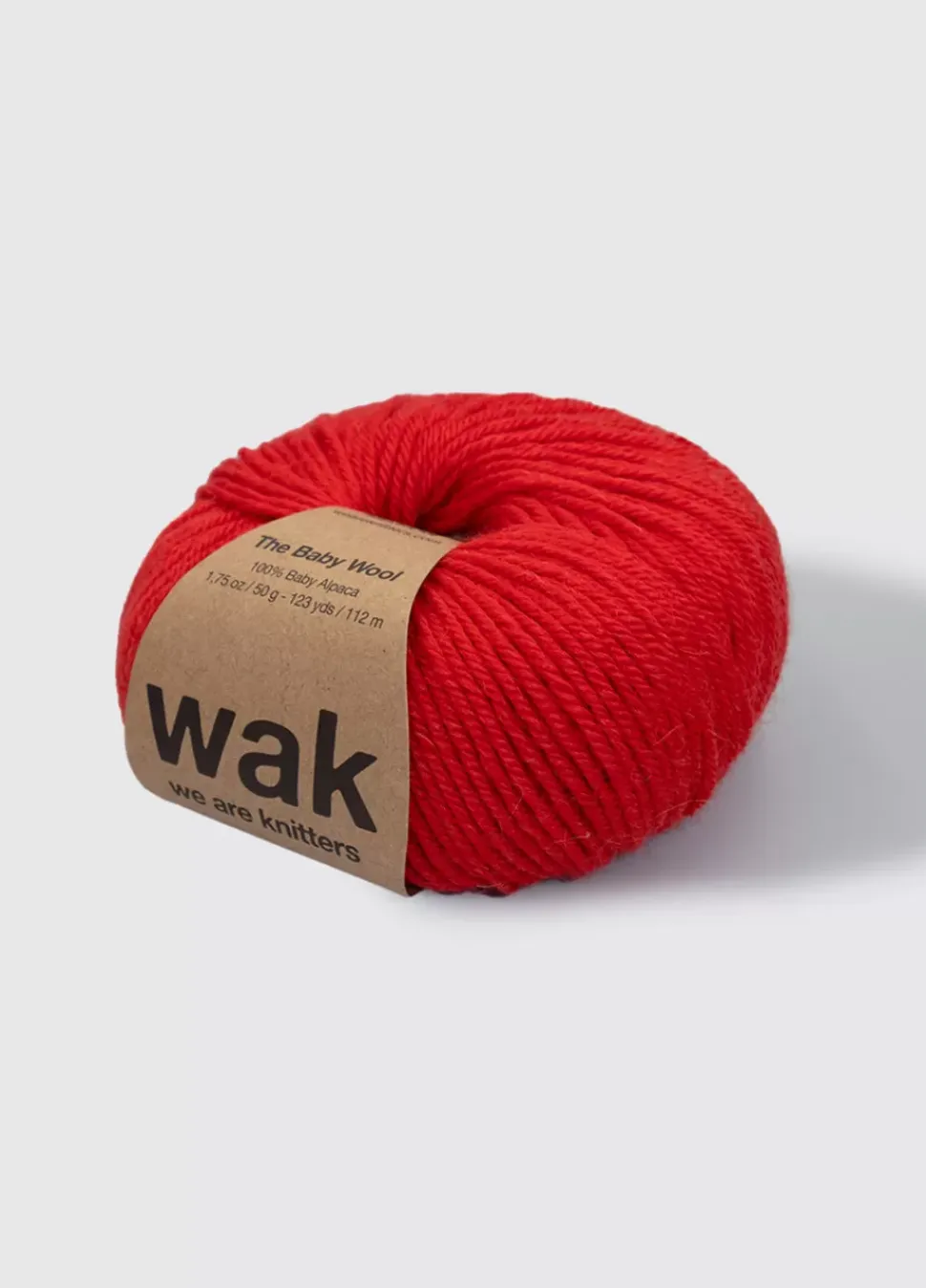 We Are Knitters Baby Alpaca Poppy Red| DK|Alpaca