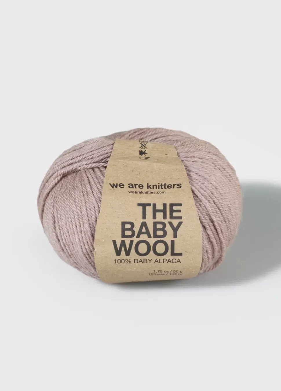 We Are Knitters Baby Alpaca Spotted Mauve| DK|Alpaca