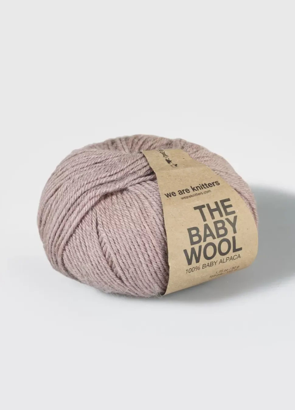 We Are Knitters Baby Alpaca Spotted Mauve| DK|Alpaca