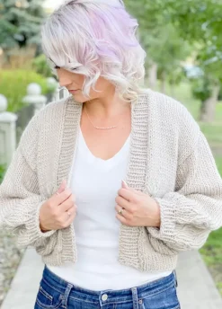 We Are Knitters Bombshell Bomber x @knitatude Kit| Knitatude|Cardigan & Vests