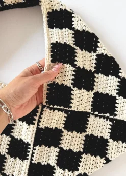 We Are Knitters Checkered Bag Kit @Belinalilly| Multifiber Kits