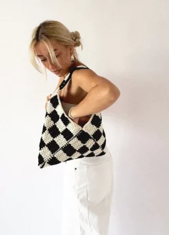 We Are Knitters Checkered Bag Kit @Belinalilly| Multifiber Kits