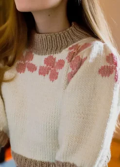 We Are Knitters Cherry Blossom Sweater x Marzia Kjellberg Kit| Marzia Kjellberg|Sweaters