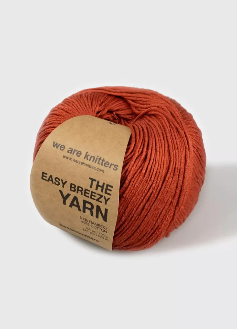 We Are Knitters Easy Breezy Yarn Terracotta| DK|Bamboo