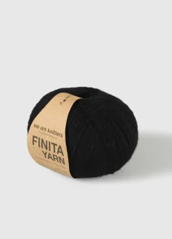 We Are Knitters Finita Yarn Black| Fingering / Sock|Merino