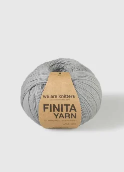 We Are Knitters Finita Yarn Grey| Fingering / Sock|Merino