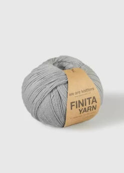 We Are Knitters Finita Yarn Grey| Fingering / Sock|Merino