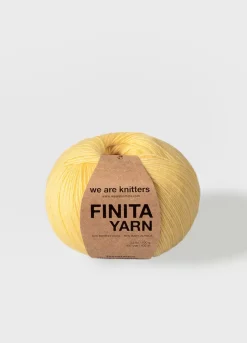 We Are Knitters Finita Yarn Light Yellow| Fingering / Sock|Merino