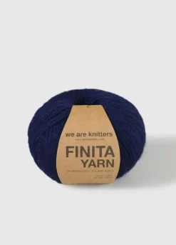 We Are Knitters Finita Yarn Navy Blue| Fingering / Sock|Merino