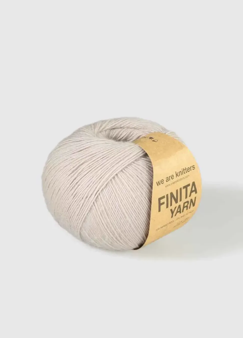 We Are Knitters Finita Yarn Pearl Grey| Fingering / Sock|Merino