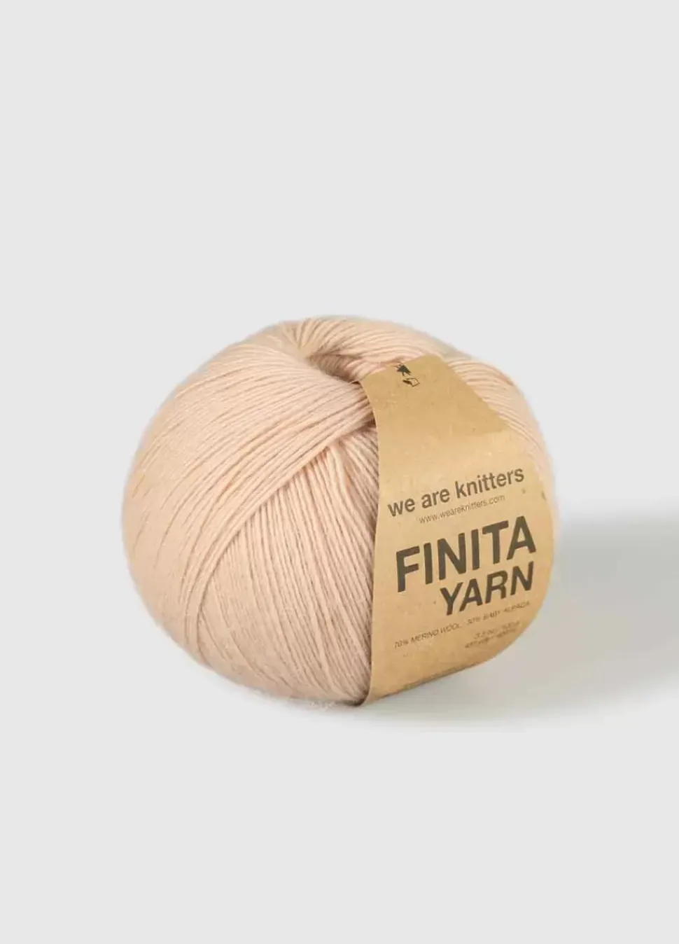 We Are Knitters Finita Yarn Salmon| Fingering / Sock|Merino