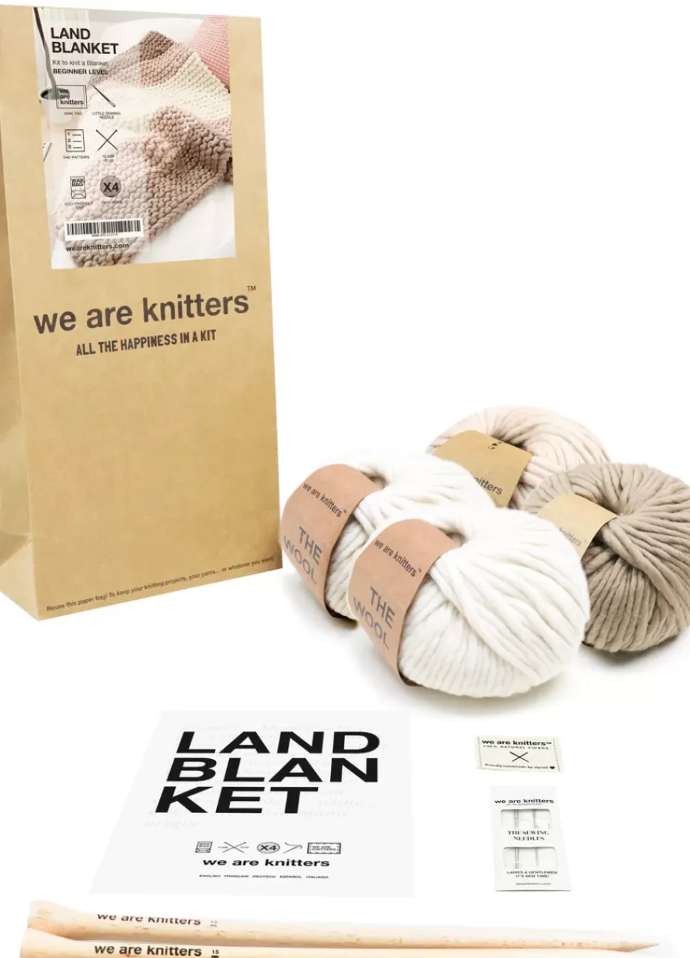 We Are Knitters Land Blanket Kit| Blankets|Cardigan & Vests
