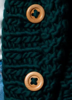 We Are Knitters Large Wooden button| Crochet Tools