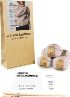 We Are Knitters Lime Sweater Kit| Sweaters