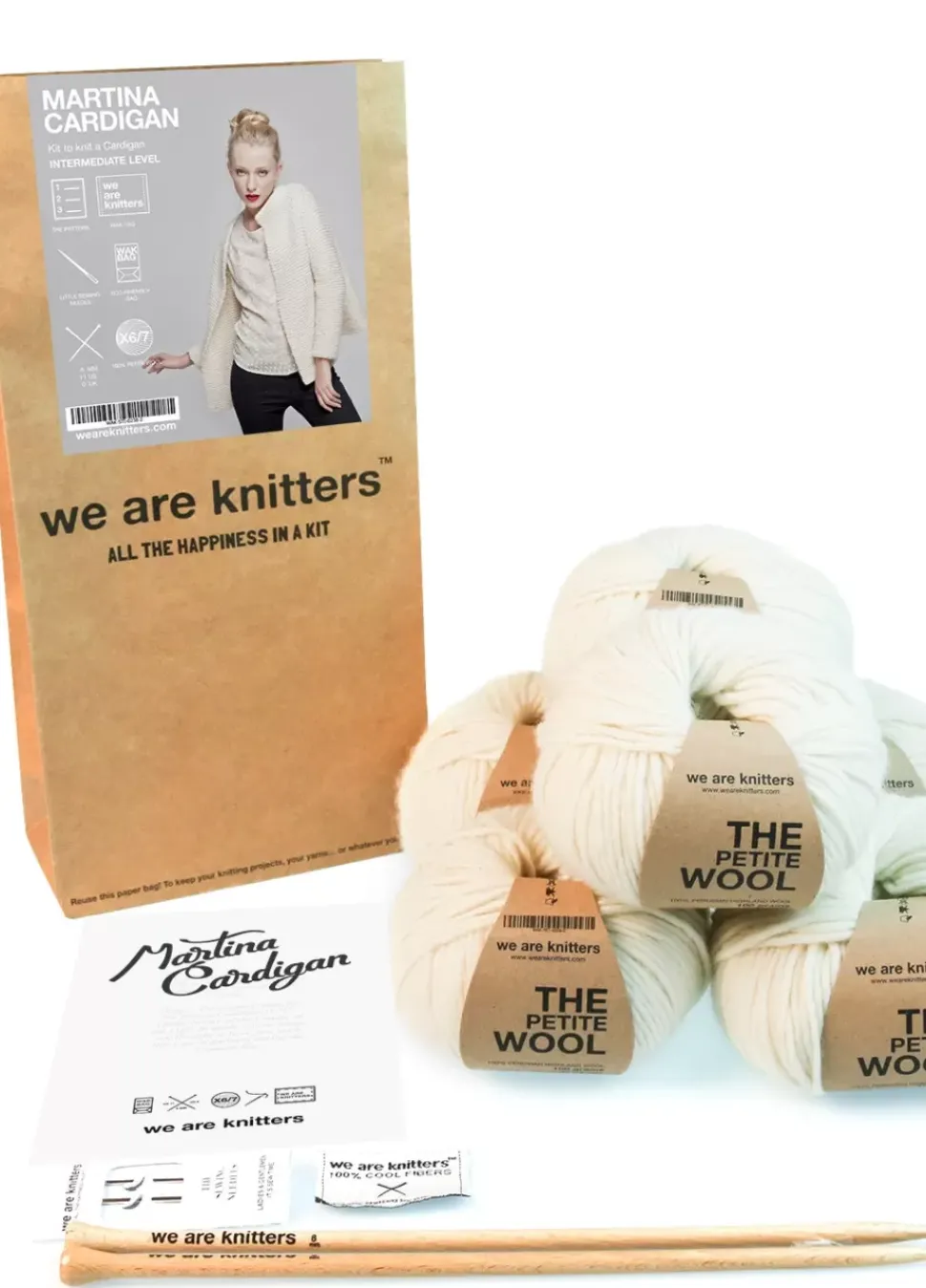 We Are Knitters Martina Cardigan Kit| Accessories|Cardigan & Vests