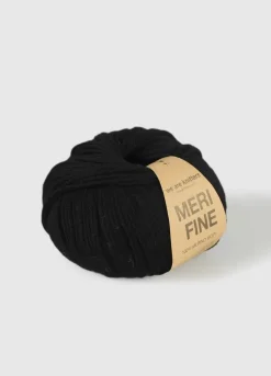 We Are Knitters Merifine Black| DK|Merino
