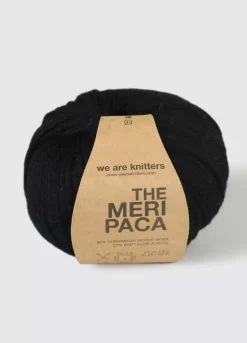We Are Knitters Meripaca Black| Worsted / Aran|Merino