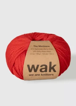 We Are Knitters Meripaca Poppy Red| Worsted / Aran|Alpaca