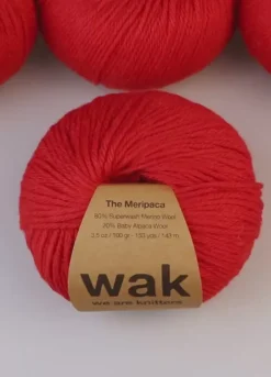 We Are Knitters Meripaca Poppy Red| Worsted / Aran|Alpaca