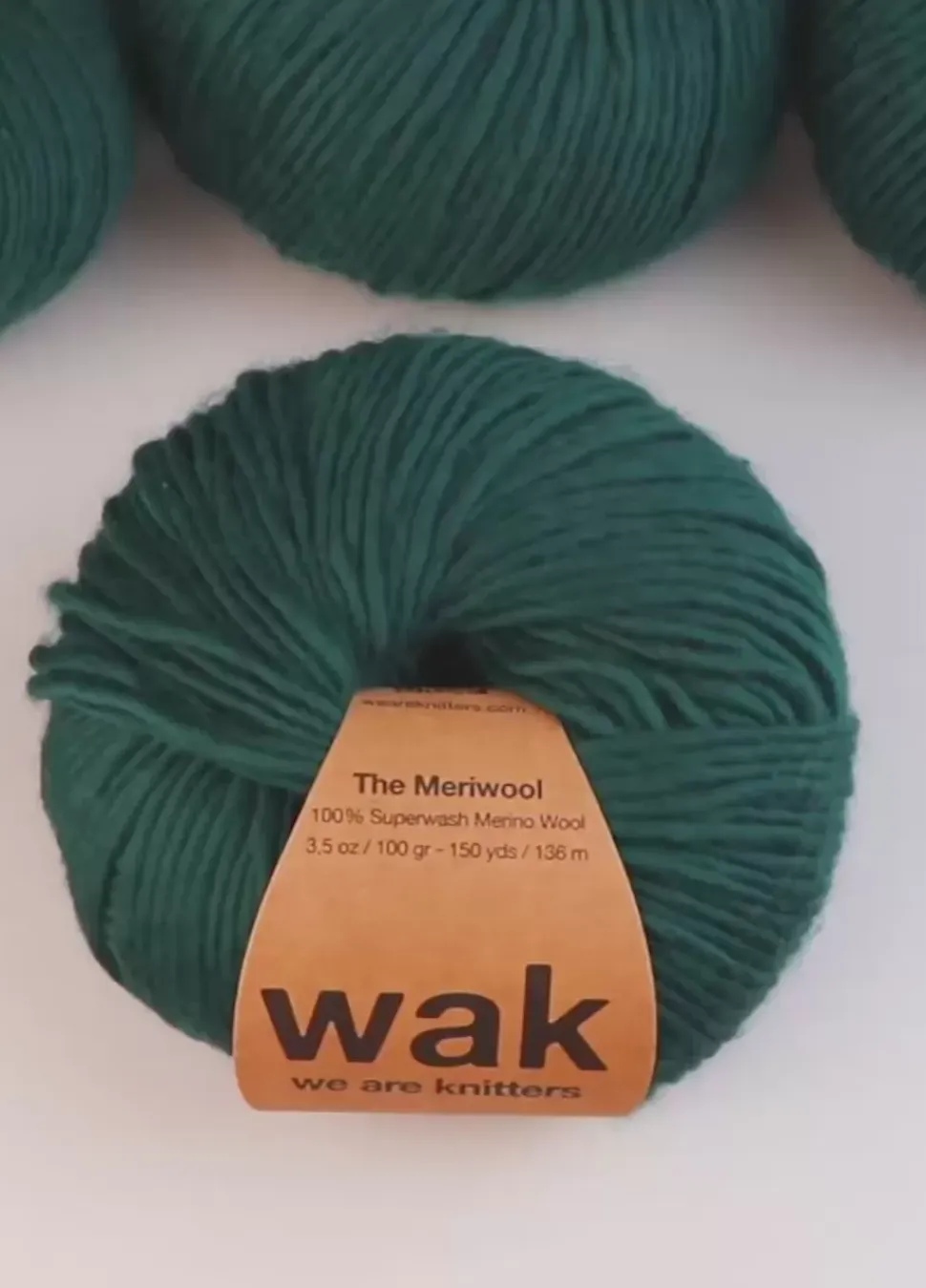 We Are Knitters Meriwool Forest Green| Meriwool|Worsted / Aran