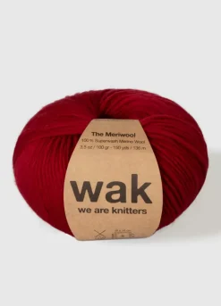 We Are Knitters Meriwool Lipstick Red| Worsted / Aran|Merino