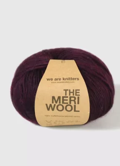 We Are Knitters Meriwool Spotted bourdeaux| Worsted / Aran|Merino