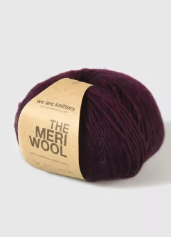 We Are Knitters Meriwool Spotted bourdeaux| Worsted / Aran|Merino
