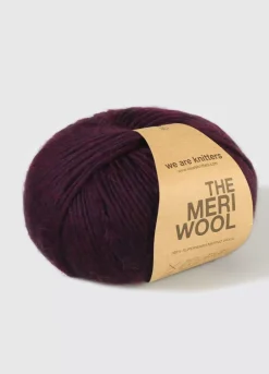 We Are Knitters Meriwool Spotted bourdeaux| Worsted / Aran|Merino