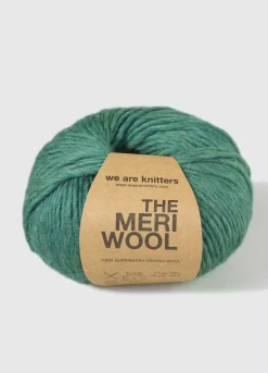 We Are Knitters Meriwool Spotted Green| Worsted / Aran|Merino