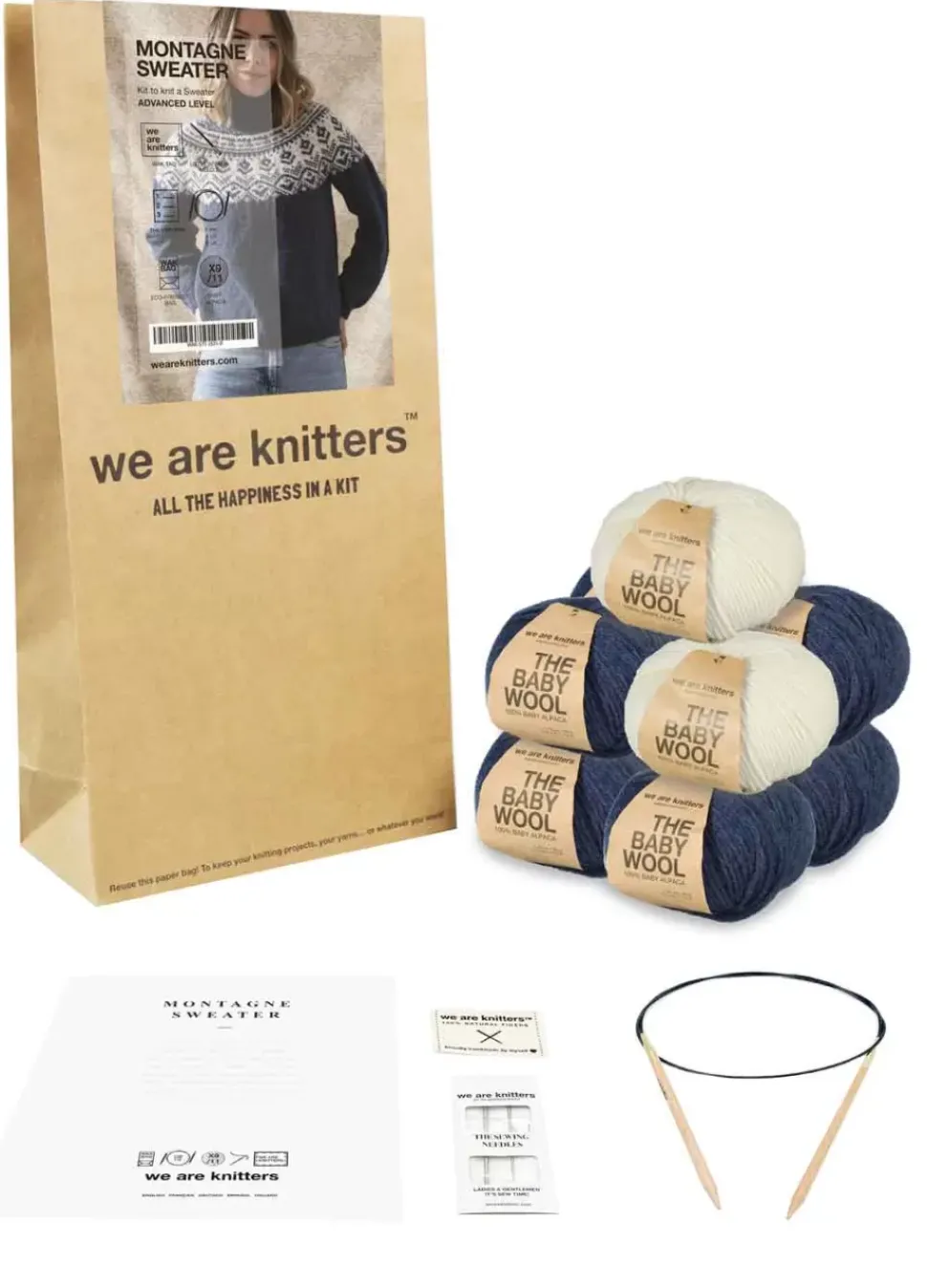 We Are Knitters Montagne Sweater Kit| Sweaters