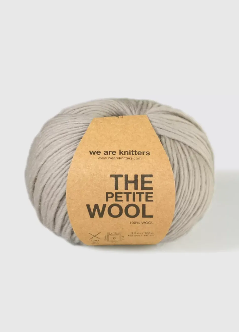 We Are Knitters Petite Wool Pearl grey| Bulky|Ool