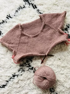 We Are Knitters Petite Wool Spotted Mauve| Bulky|Ool
