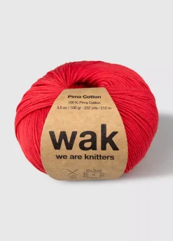 We Are Knitters Pima Cotton Poppy Red| DK|Cotton
