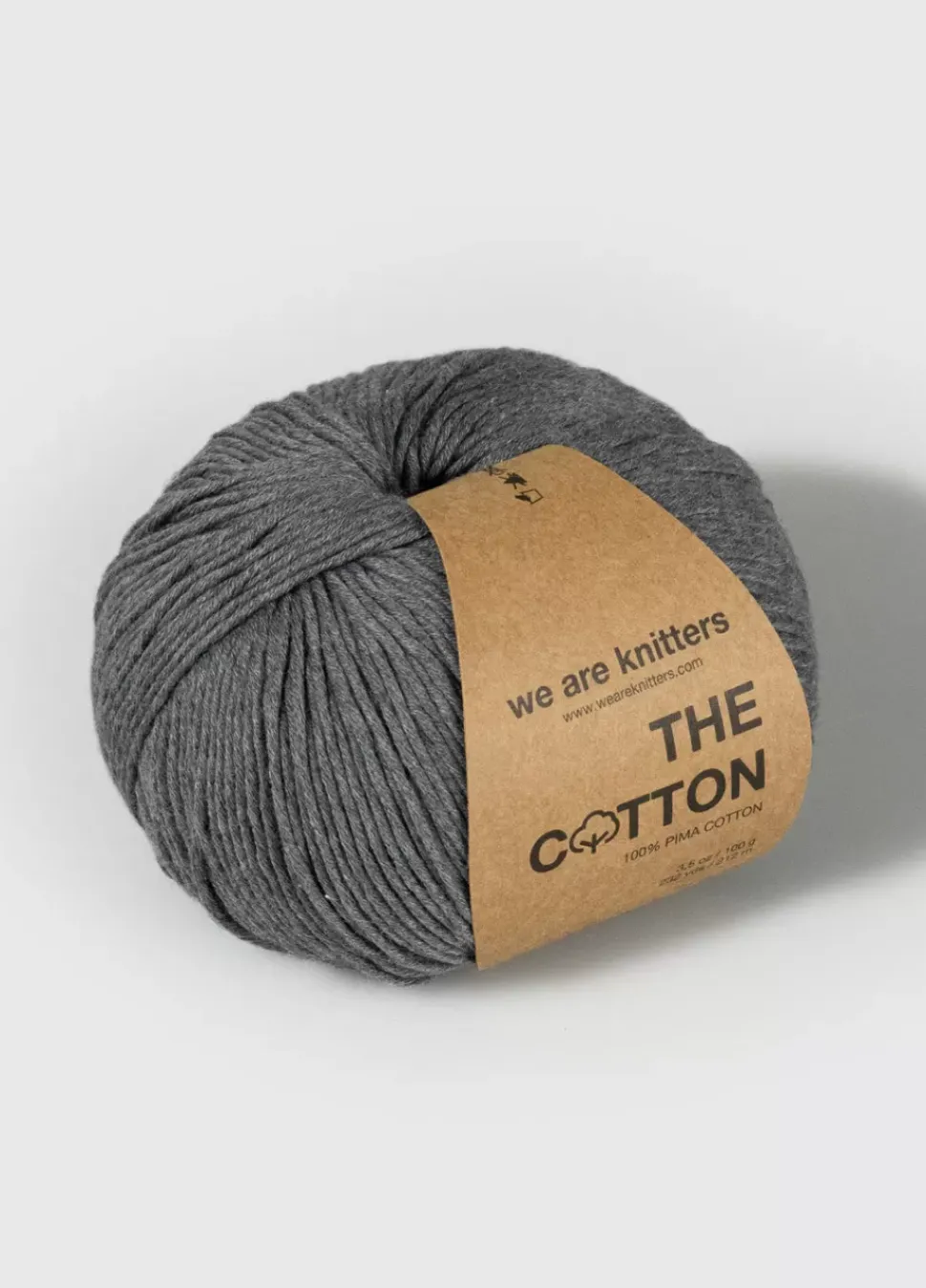 We Are Knitters Pima Cotton Spotted Dark Grey| DK|Cotton