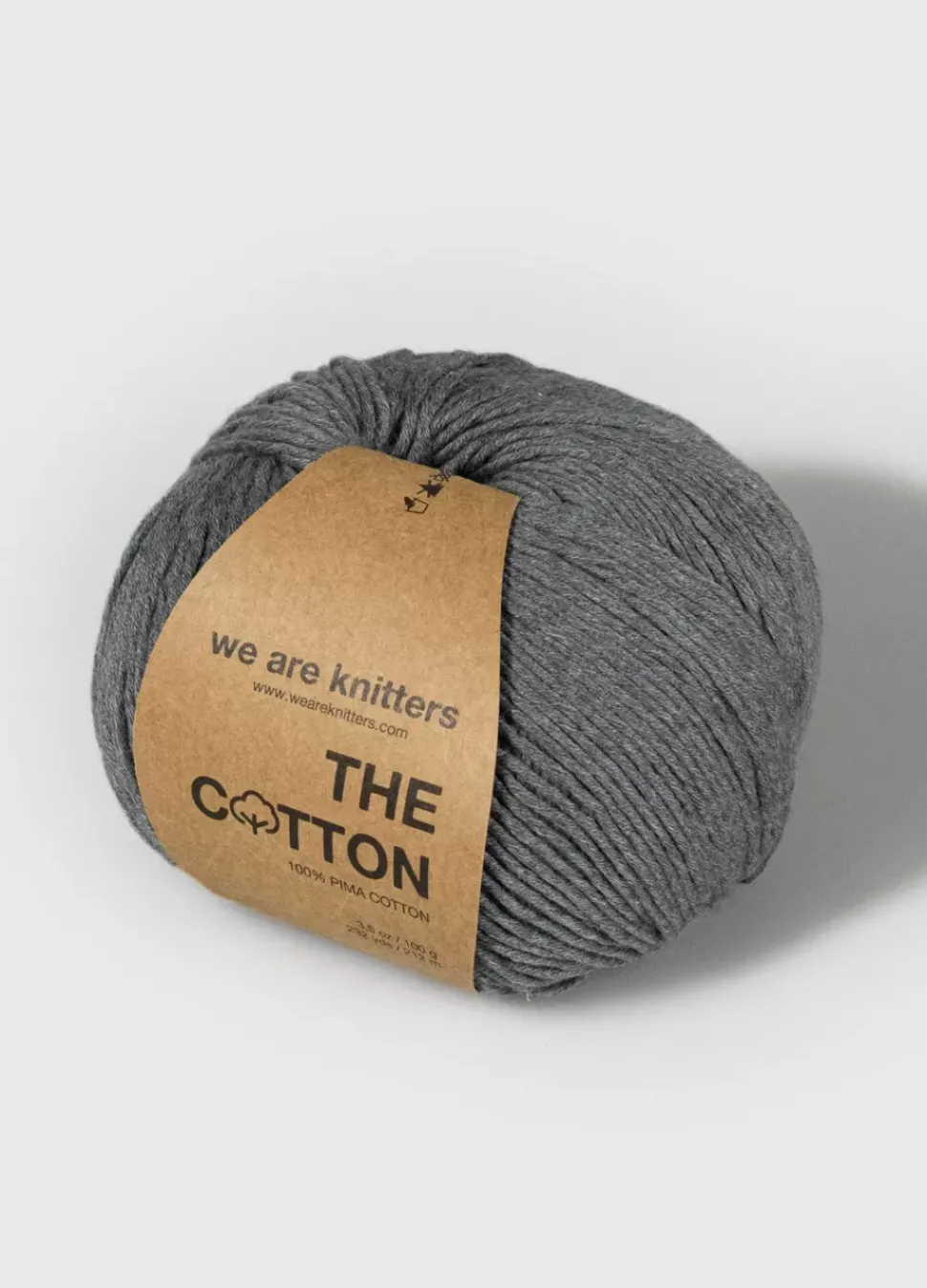 We Are Knitters Pima Cotton Spotted Dark Grey| DK|Cotton