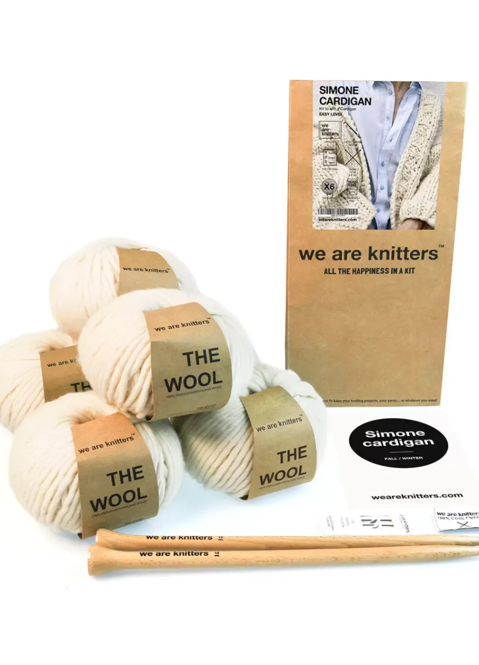 We Are Knitters Simone Cardigan Kit| Accessories|Cardigan & Vests