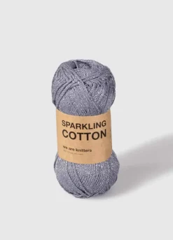 We Are Knitters Sparkling Cotton Grey - Last Units| DK|Cotton