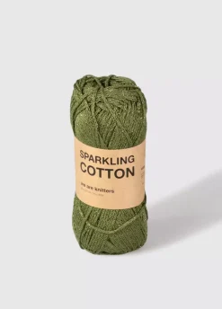 We Are Knitters Sparkling Cotton Moss Green - Last Units| DK|Cotton