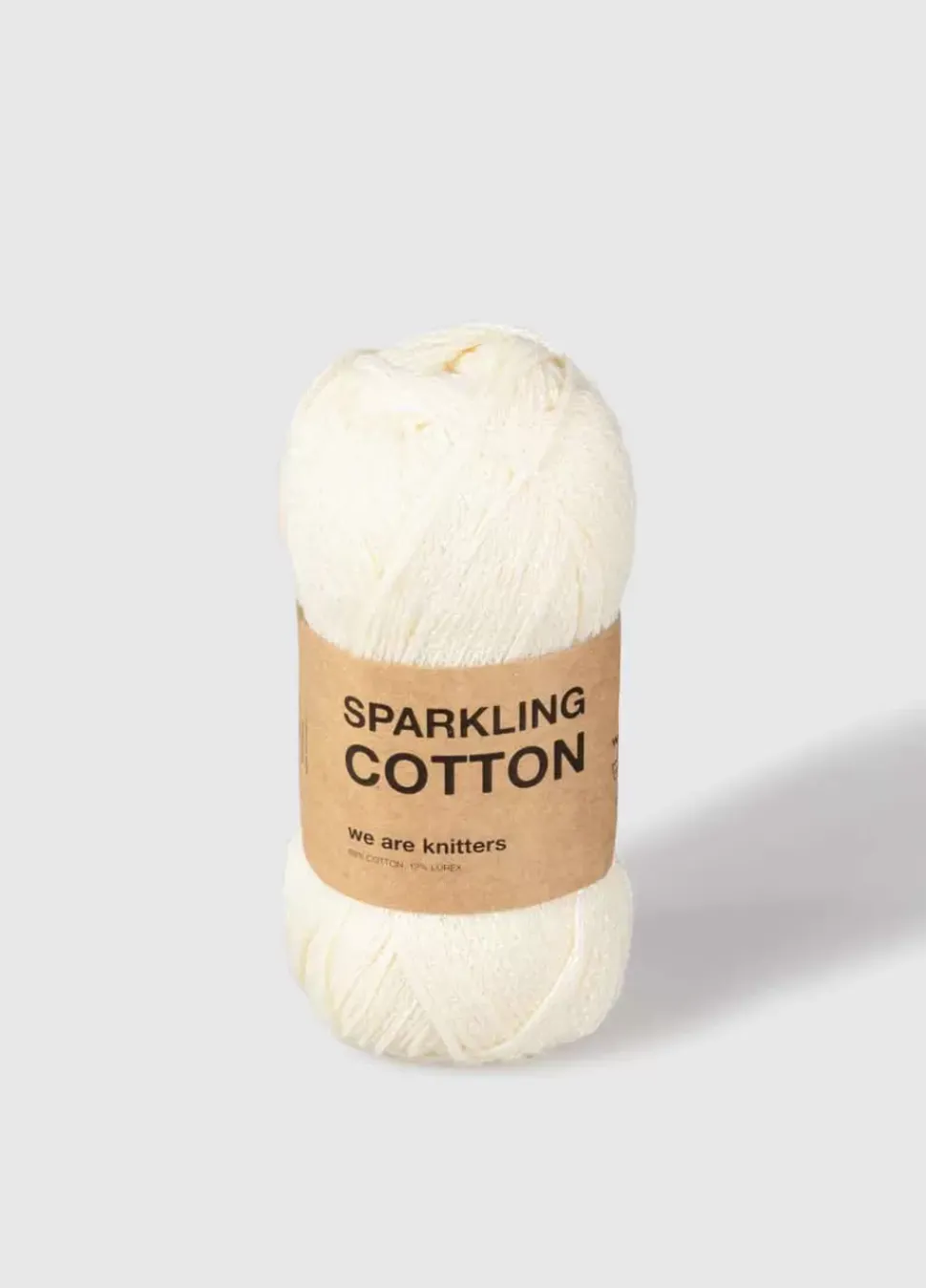 We Are Knitters Sparkling Cotton Natural - Last Units| DK|Cotton