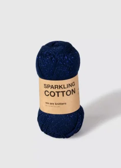 We Are Knitters Sparkling Cotton Navy - Last Units| DK|Cotton