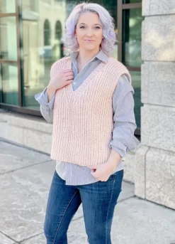 We Are Knitters Step Into Prep Vest x @knitatude Kit| Knitatude|Cardigan & Vests