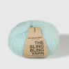 We Are Knitters The Bling Bling Yarn Aquamarine| Fingering / Sock|Mohair