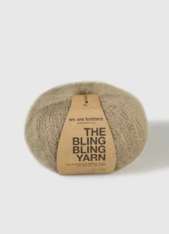 We Are Knitters The Bling Bling Yarn Beige| Fingering / Sock|Mohair