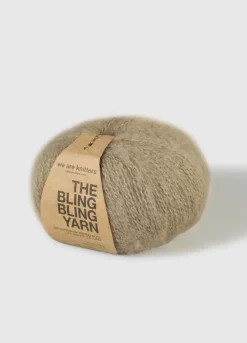 We Are Knitters The Bling Bling Yarn Beige| Fingering / Sock|Mohair