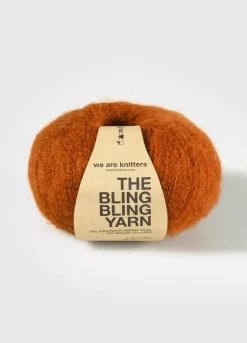 We Are Knitters The Bling Bling Yarn Cinnamon| Fingering / Sock|Mohair