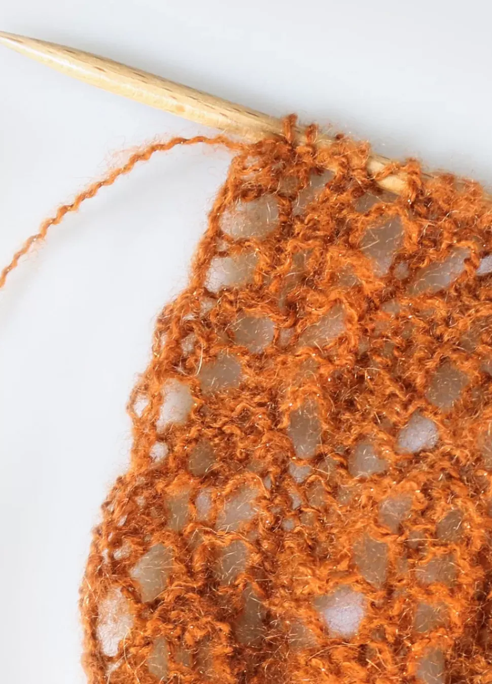 We Are Knitters The Bling Bling Yarn Cinnamon| Fingering / Sock|Mohair
