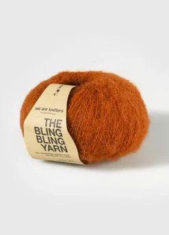 We Are Knitters The Bling Bling Yarn Cinnamon| Fingering / Sock|Mohair